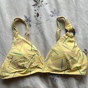 Onia Bikini Top - Yellow Honey Sprinkles